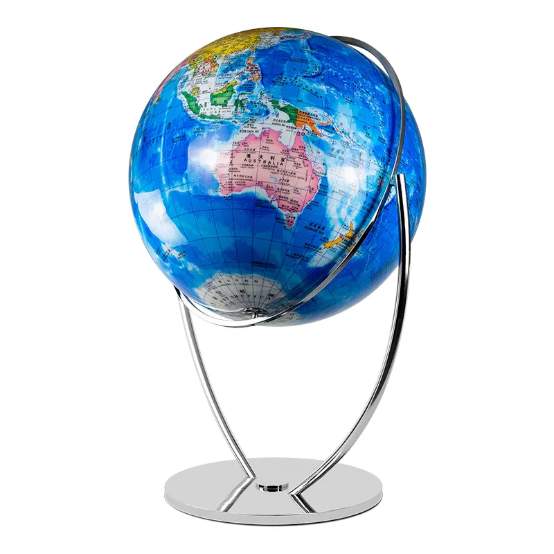 GY 100cm Large Terrestrial Globe Oversized Large HD 50cm Stereo Floor-Standing Decorations Ornaments