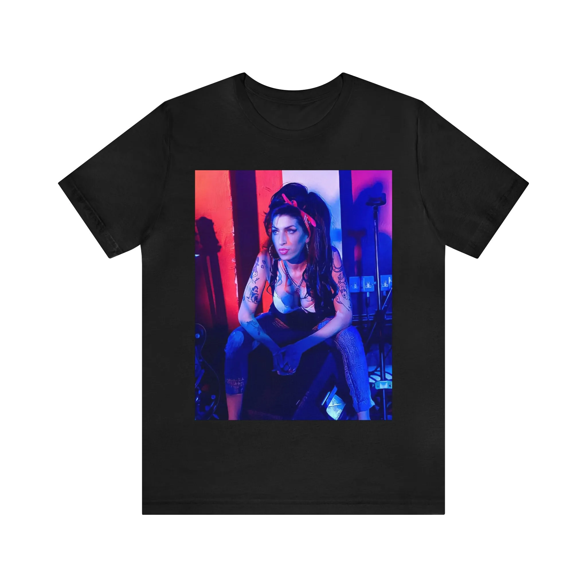 Amy Winehouse Vintage Retro T Shirt Style Bootleg 90s Inspired Aesthetic Photoshoot For Fan