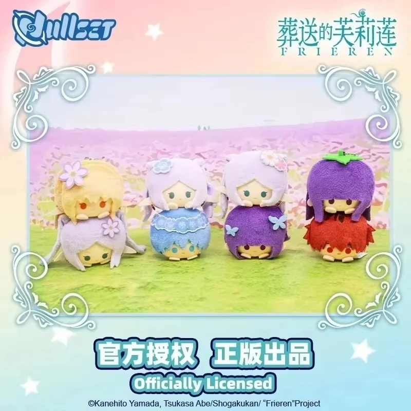 Oryginalny brelok do kluczy z anime Frieren At The Funeral, urocza zawieszka, ozdoba do torby, kolekcjonerski gadżet ACG, prezent urodzinowy.