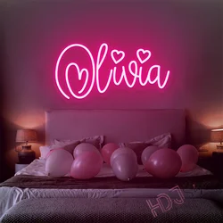 Personalized Light Neon Led First Name Customizable Neon Bedroom Decor Teenage Gifts Led Neon Sign Wall Decor Room Decoration