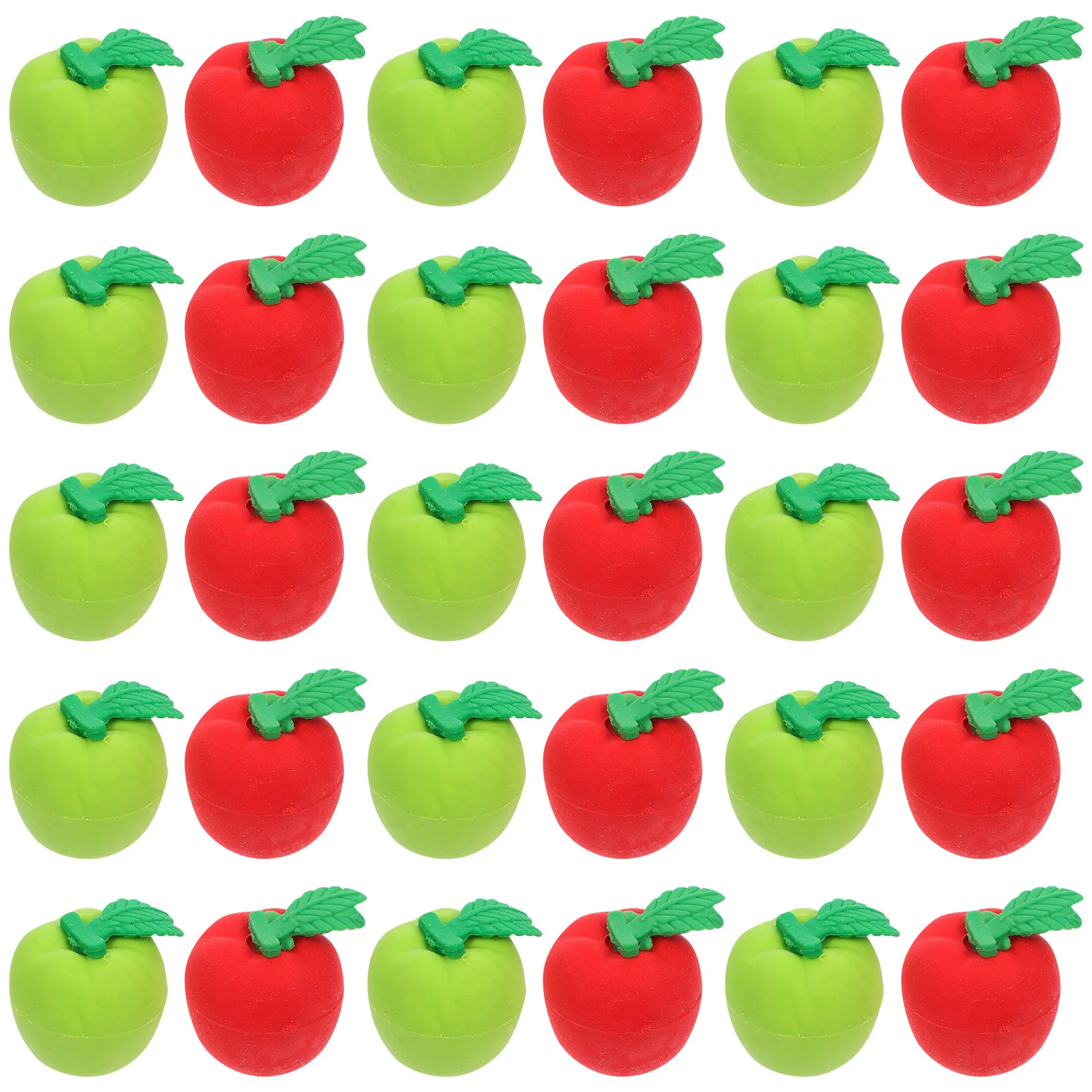 36Pcs Mini Erasers Vibrant Fade-Resistant Colors Portable Lightweight School Reward Erasers for Teachers Classroom Party