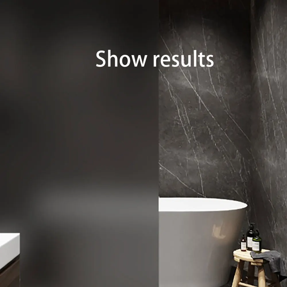 High-quality fashionable oil sand glass film, the simple style increases the beauty of your space and can also protect privacy