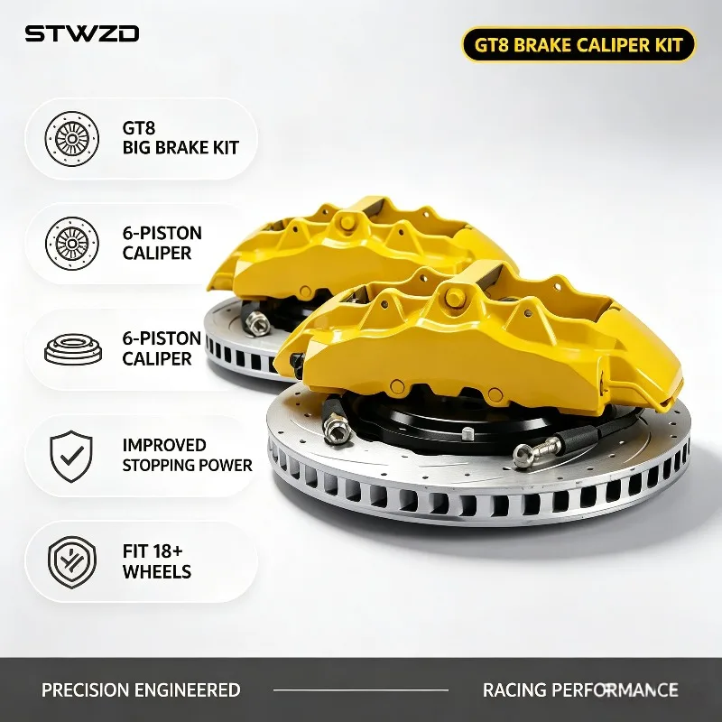 26 StyleRacing GT8 Brake Caliper High Heat Resistant Automotive Disc Brake Caliper For Chevrolet Corvette C6 SPARK AVEO KALOS H