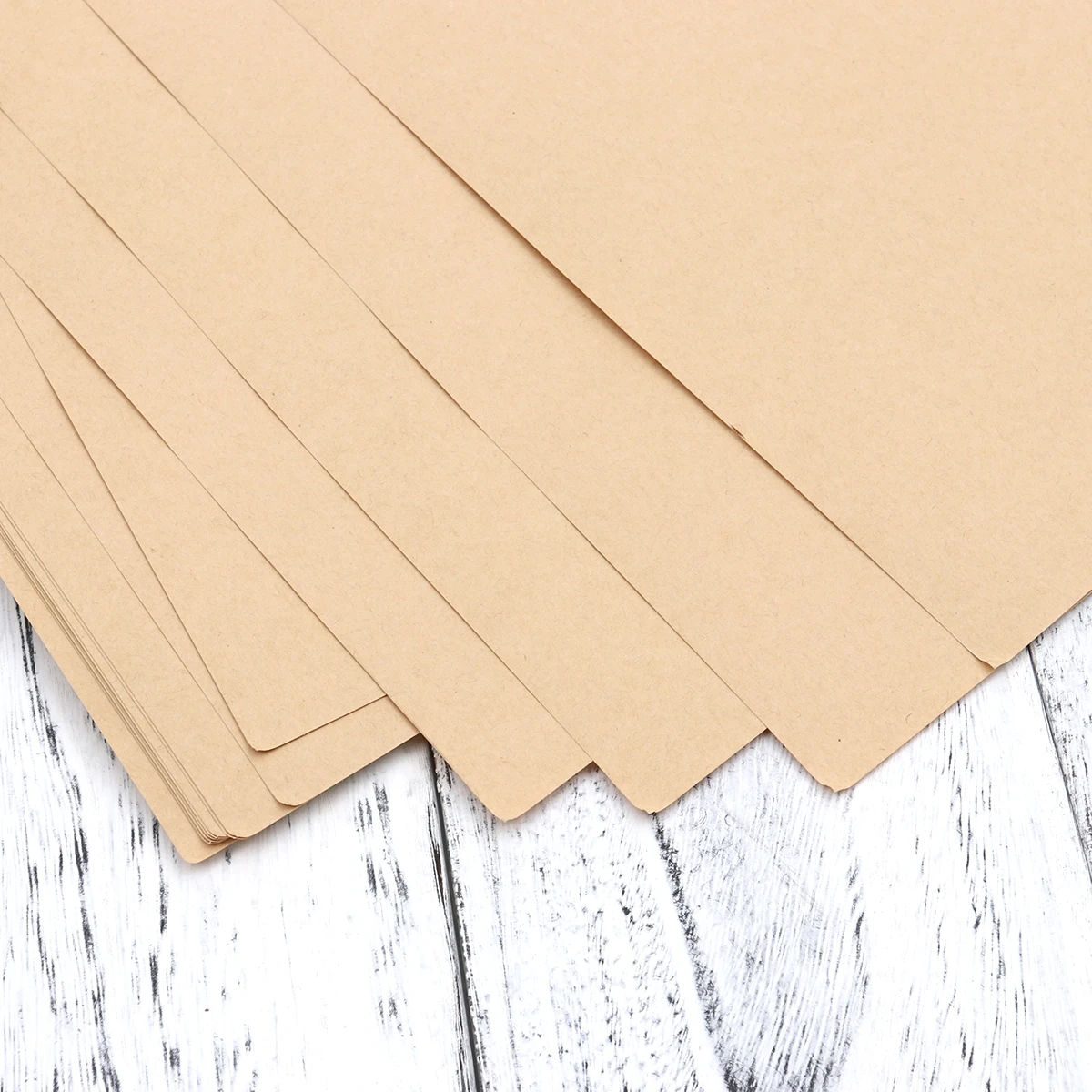 

50 Pcs Vintage Kraft Paper Stationery Old Looking Letterhead Retro Airmail Stationary Scrapbook Office