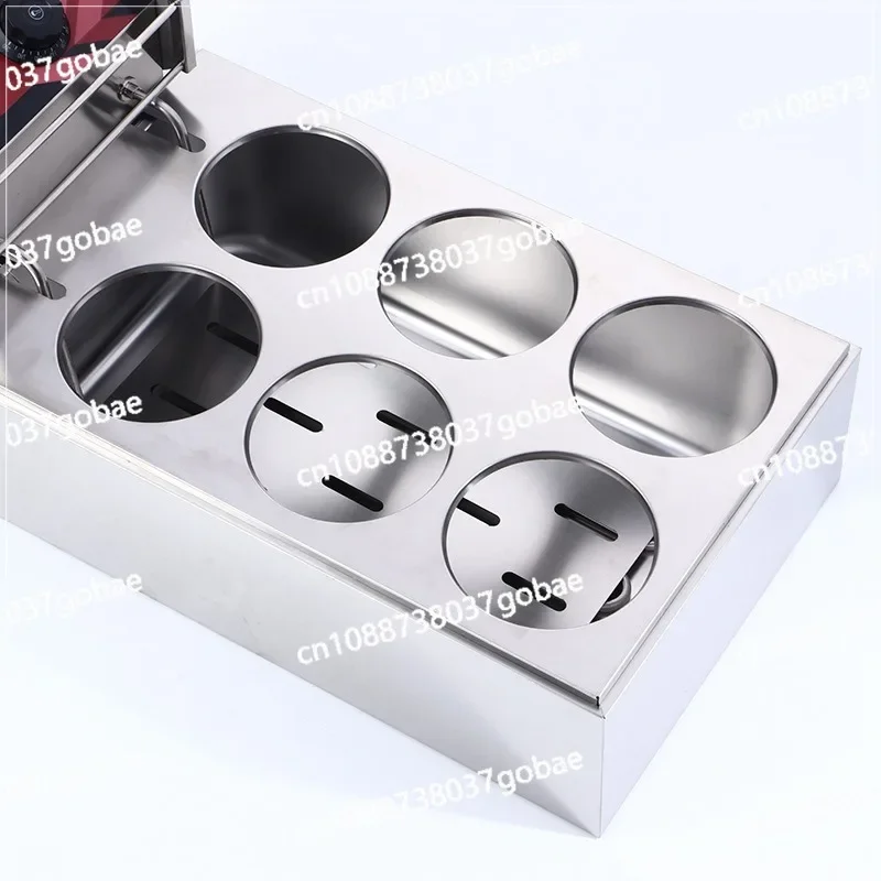 Electric Noodle Cooking Stove 6-hole Noodle Cooking Machine Desktop Malatang Oden Cooking Machine