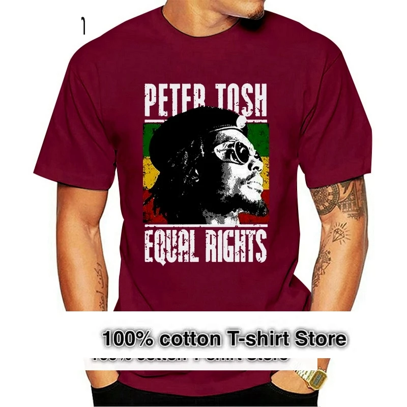 NEW PETER TOSH T-SHIRT SIZE S M L XL 2XL 3XL TEE USA SIZE EM31 Cotton Tee Shirt Fashion Cool