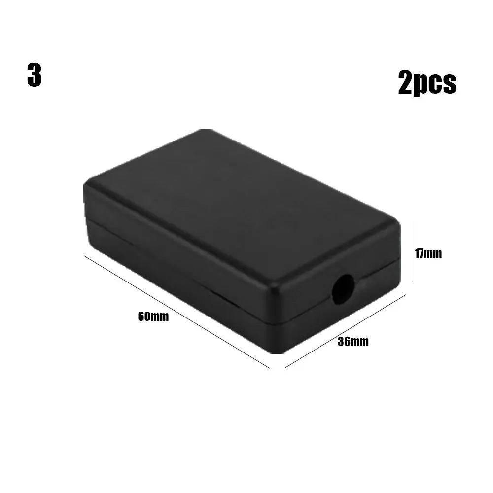 1/2pcs Black High Quality ABS Plastic Instrument Case Waterproof Cover Project Electronic Project Box Enclosure Boxes