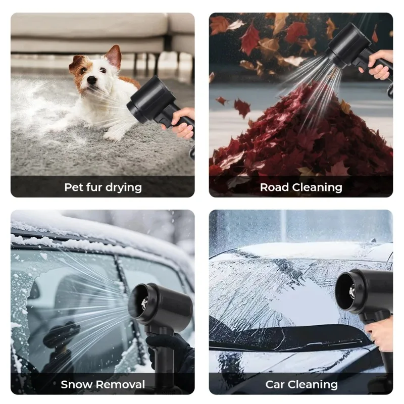 سيارة العنيفة منفاخ التوجه 1600 جرام يده توربو مروحة نفاثة 64 مللي متر فرش السيارات منفاخ أوراق مناسبة لبطارية ماكيتا 21 فولت