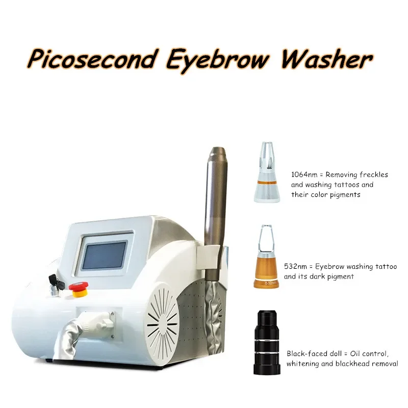 Eyebrow Washing Machine 1064nm Removing Frecklesand Washing Tattoos and Its Dark Pigment Black-faced Doll Oil Controlwhitening