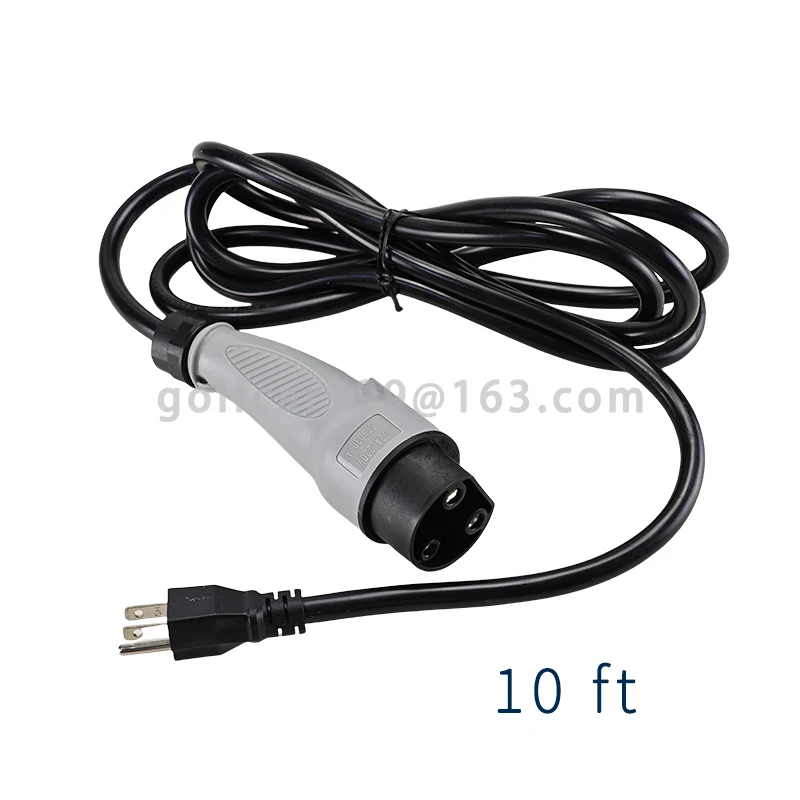 

Golf Cart Accessories Golf cart charging plug 10 ft American standard plug for sightseeing car