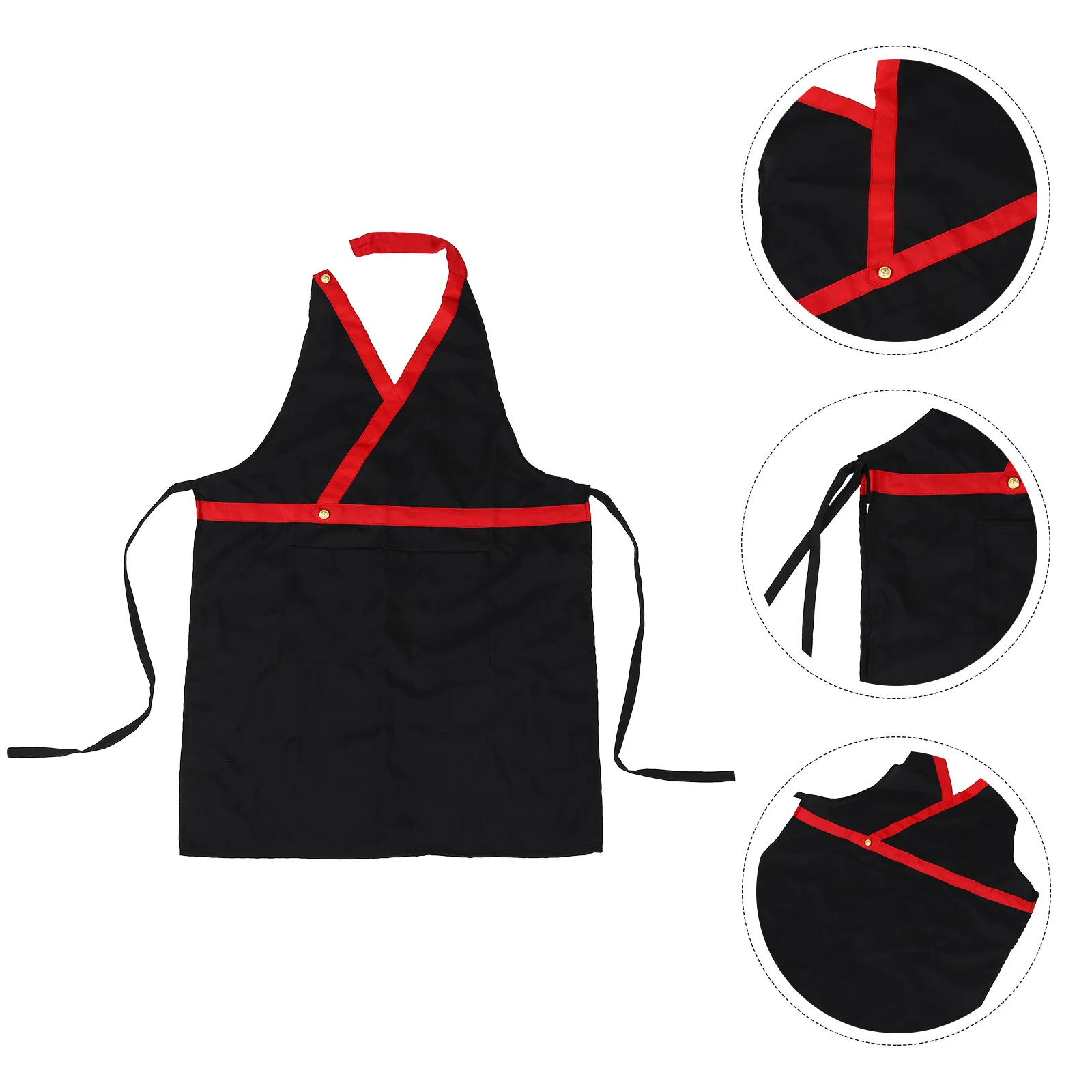 

V-Neck For Women Beauty Barber Hairdresser Manicurist Pet Groomer Nail Tech Work Apron Protective Fashionable