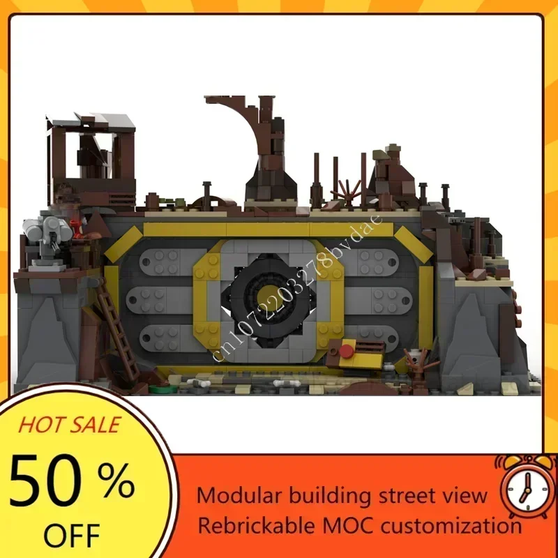 870PCS Fallout TV Vault Deur Modulaire MOC Creatieve street view Model Aangepaste puzzels Architectuur DIY Onderwijs Assemblage Speelgoed Cadeau