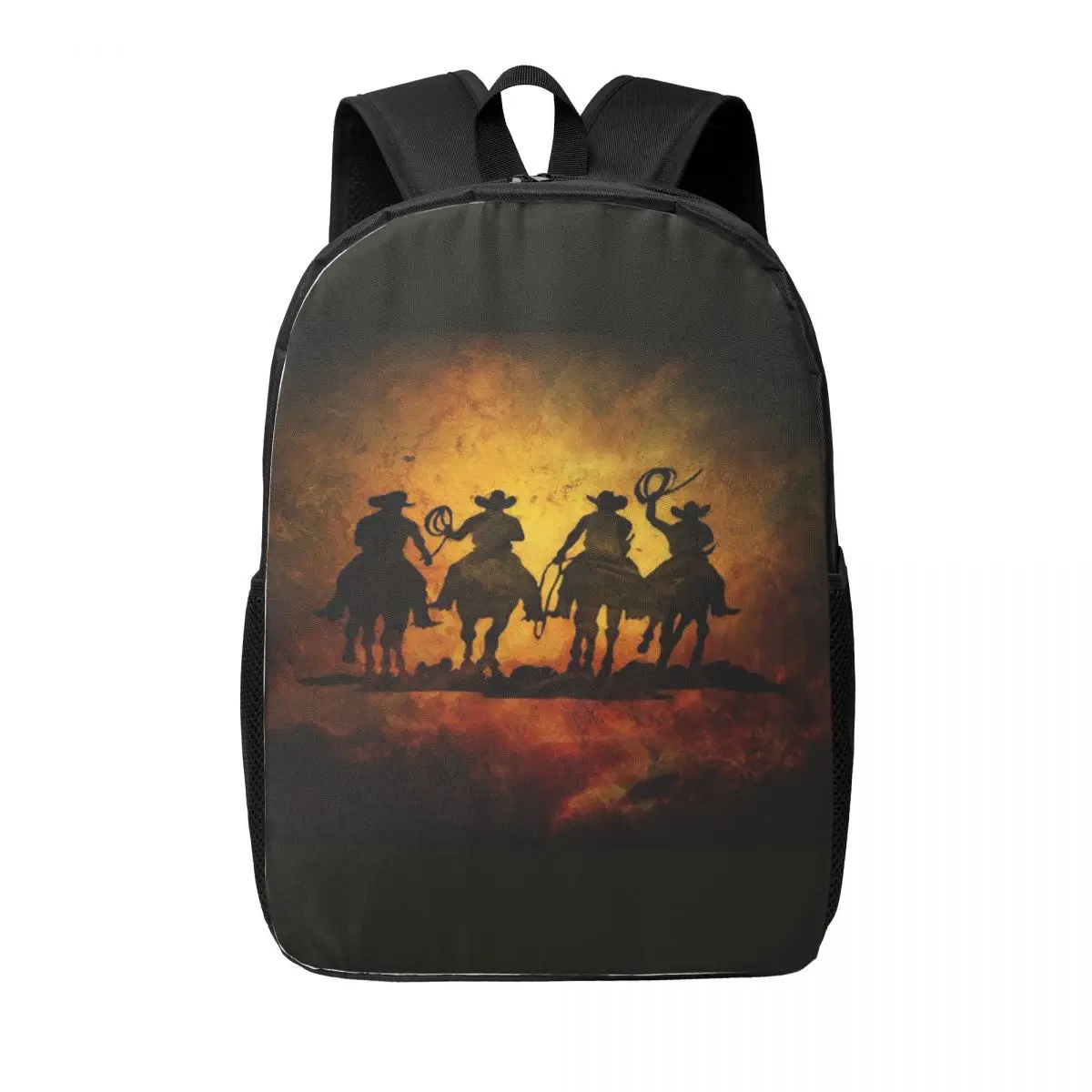 

Wild West Cowboys Woman Backpacks Boys Girls Bookbag Waterproof Children School Bags Portability Laptop Rucksack Shoulder Bag