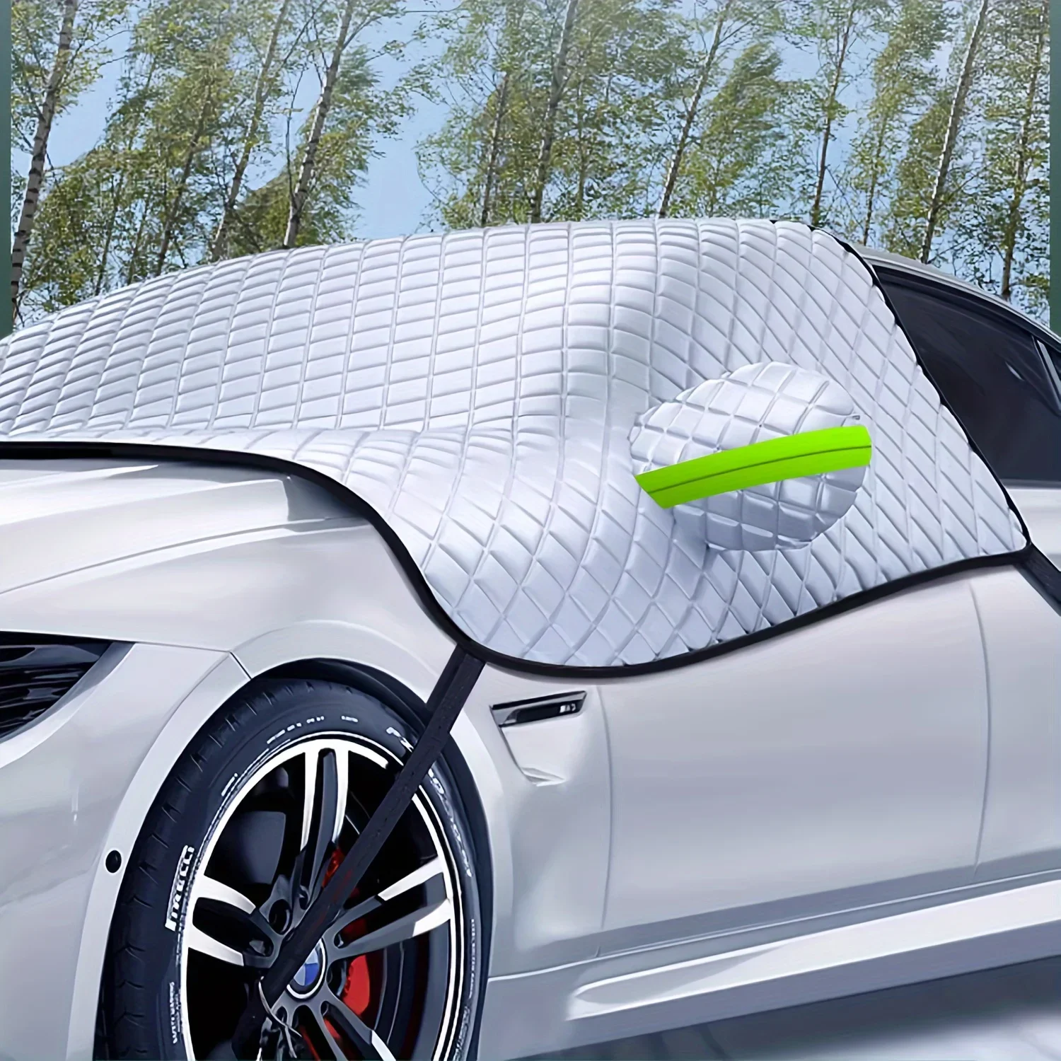 

Car Front Windscreen Antifreeze Cover Car Clothing Cover Cover Snow, Frost, Snow, Sun, Heat Insulation and Sunshade for Car