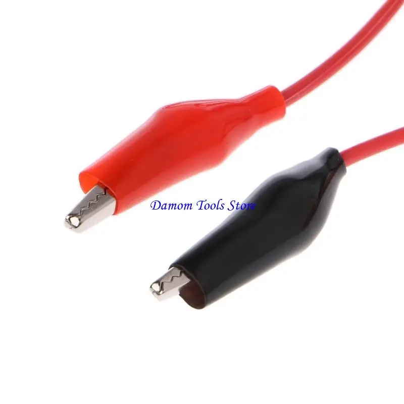 57BE Dual Red & Black Test Leads with for Crocodile Clips Jumper Cable Wire
