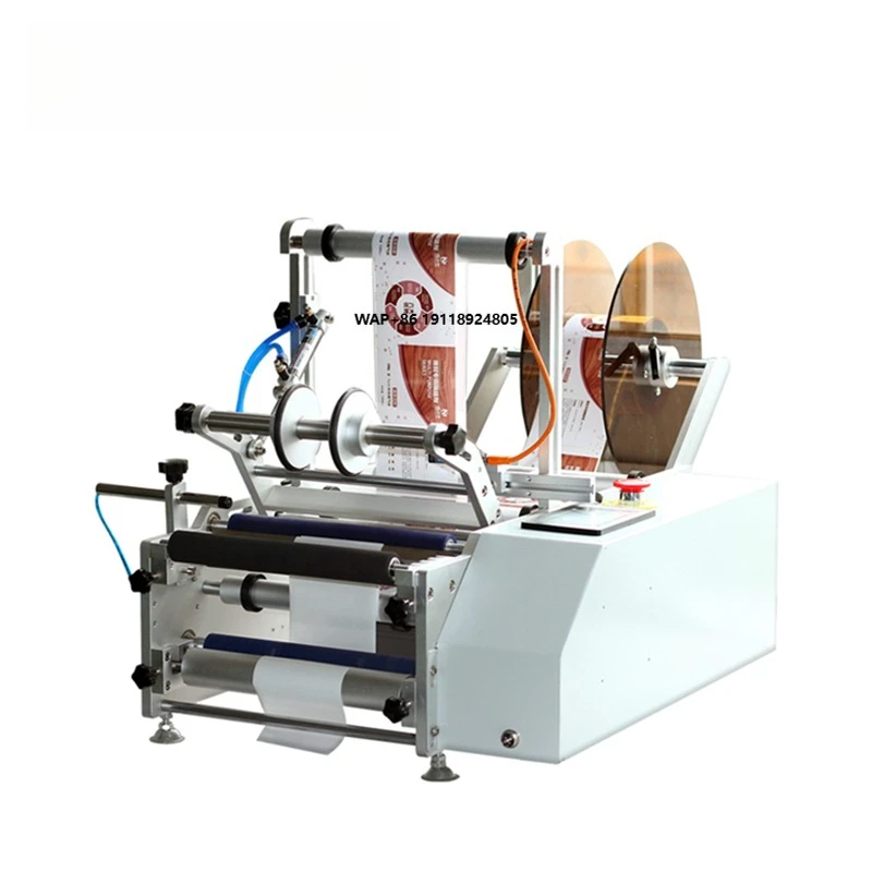 

Electric Semi-Automatic Double Sided Bottle Labeling Machine Effervescent Tablets Labeler with Core Bearing Components