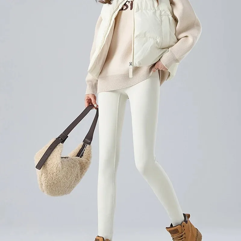 Out Wear High Waist Tummy Control Shark Leggings Women Autumn Outdoor Plus Fleece Leggings Sport Fitness Winter Warm Leggings