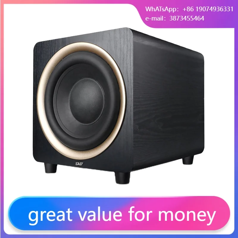 

80W-150W 10 Inch Passive Sound Speaker Subwoofer Wooden New Fashion Home Theater Audio Amplifier Speaker Subwoofers