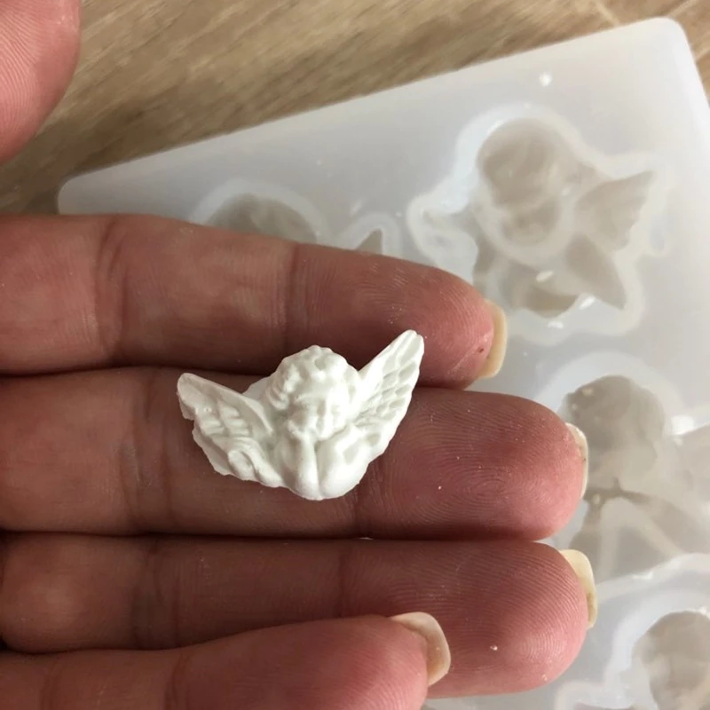 

Little Angel Shape Silicone Mold For Resin DIY Clay UV Epoxy Resin Molds Pendant Jewelry Tools Mould