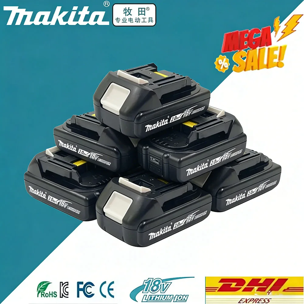

Makita 18V power tools The 18V Makita BL1860B rechargeable Makita 18V charge battery for battery can replace BL1850B LXT400