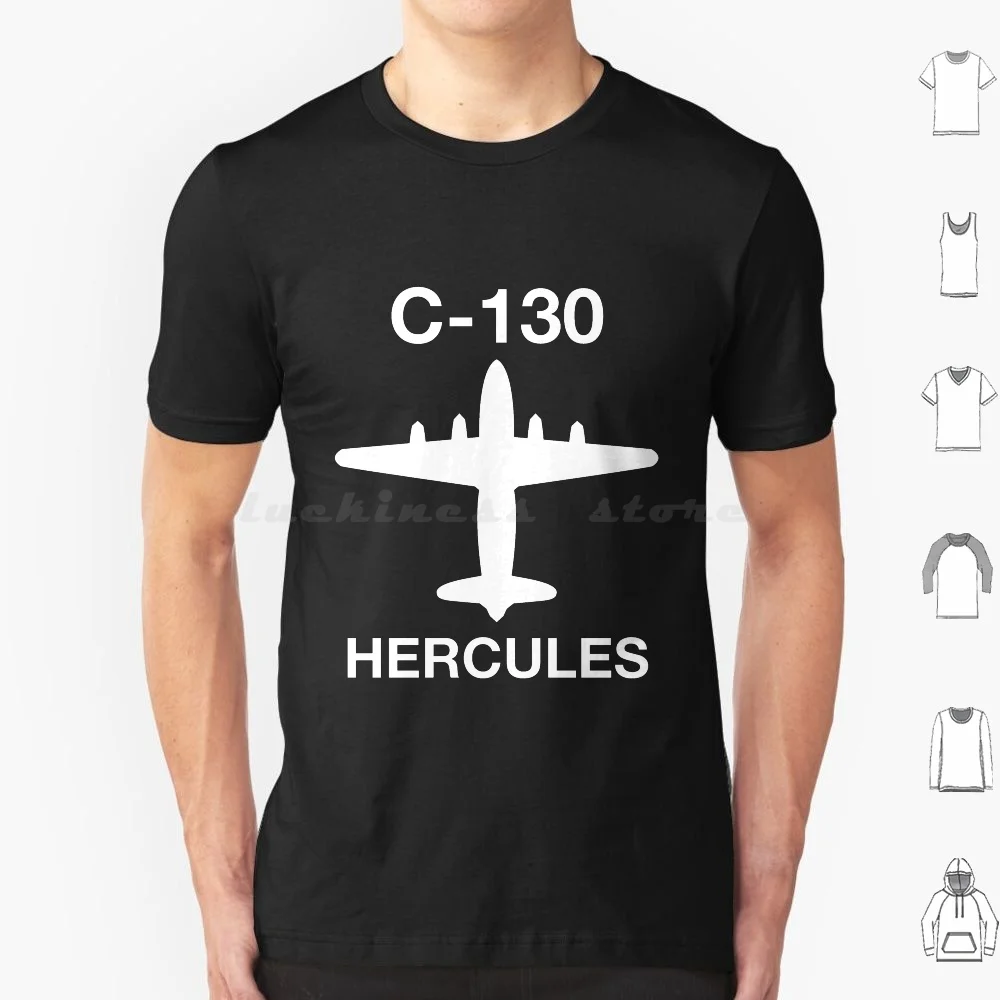 C-130 Hercules T Shirt 6xl Cotton Cool Tee Aviation Funny Aviator Humor Pilot Hilarious Joke Avionics Novelty Airplane Cool