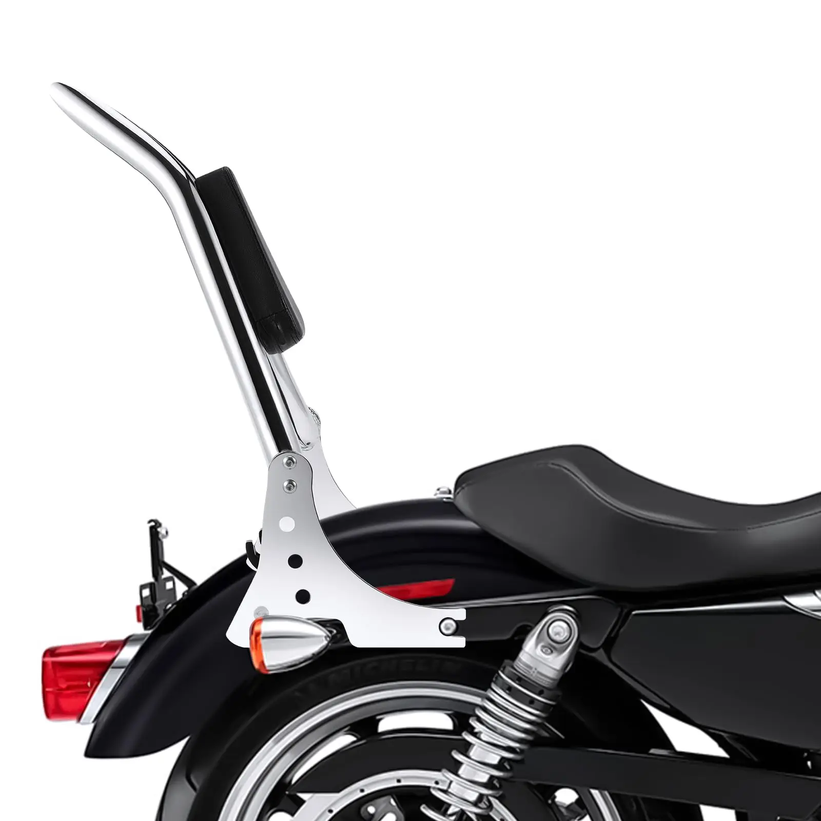 Afneembare Achterpassagier Sissy Bar Rugleuning Voor Harley Davidson 2004-2023 1200 883 Sportster Sissybar Rugleuning