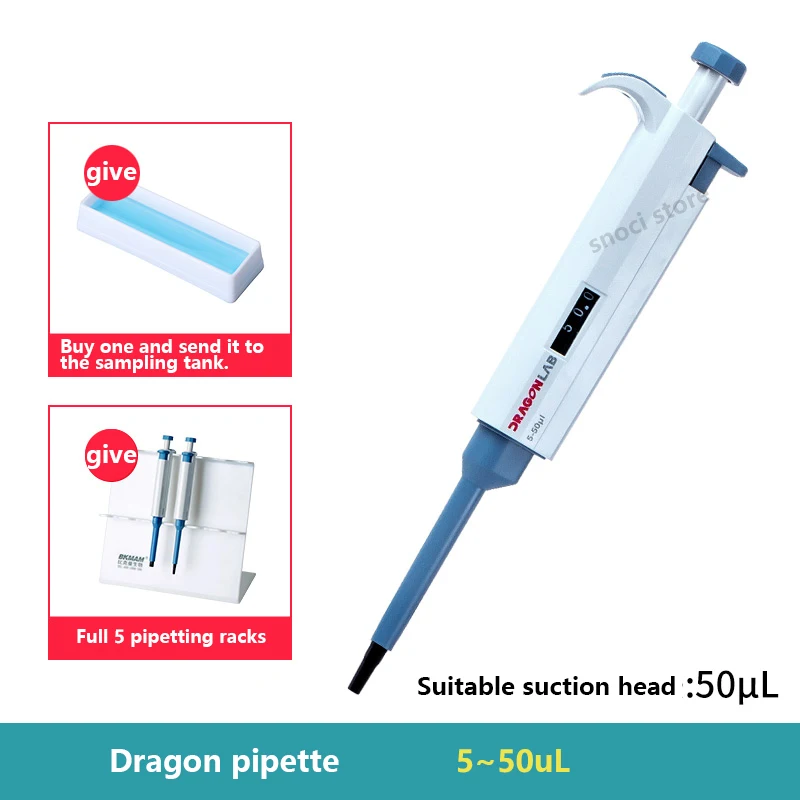 Laboratory Micropipette Plastic Single Channel Adjustable Pipette 100-1000ul dropper Chemistry Lab Equipment Lab Equipment