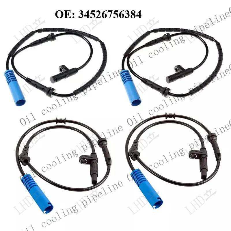 A+ 4 PCS ABS Wheel Speed Sensor Front Rear Left Right For MINI Cooper R50 R52 R53
