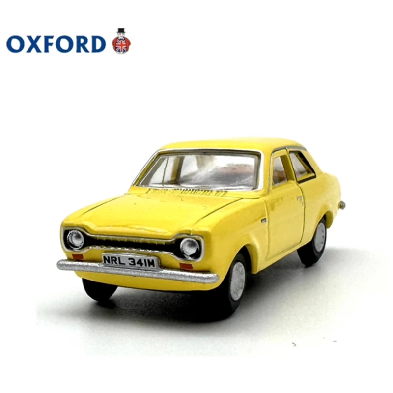 

OXFORD литой под давлением масштаб 1:76 Escort Mk1 сплав классическая модель автомобиля в стиле ретро готовый продукт моделирование коллекция игрушек подарок статическая модель