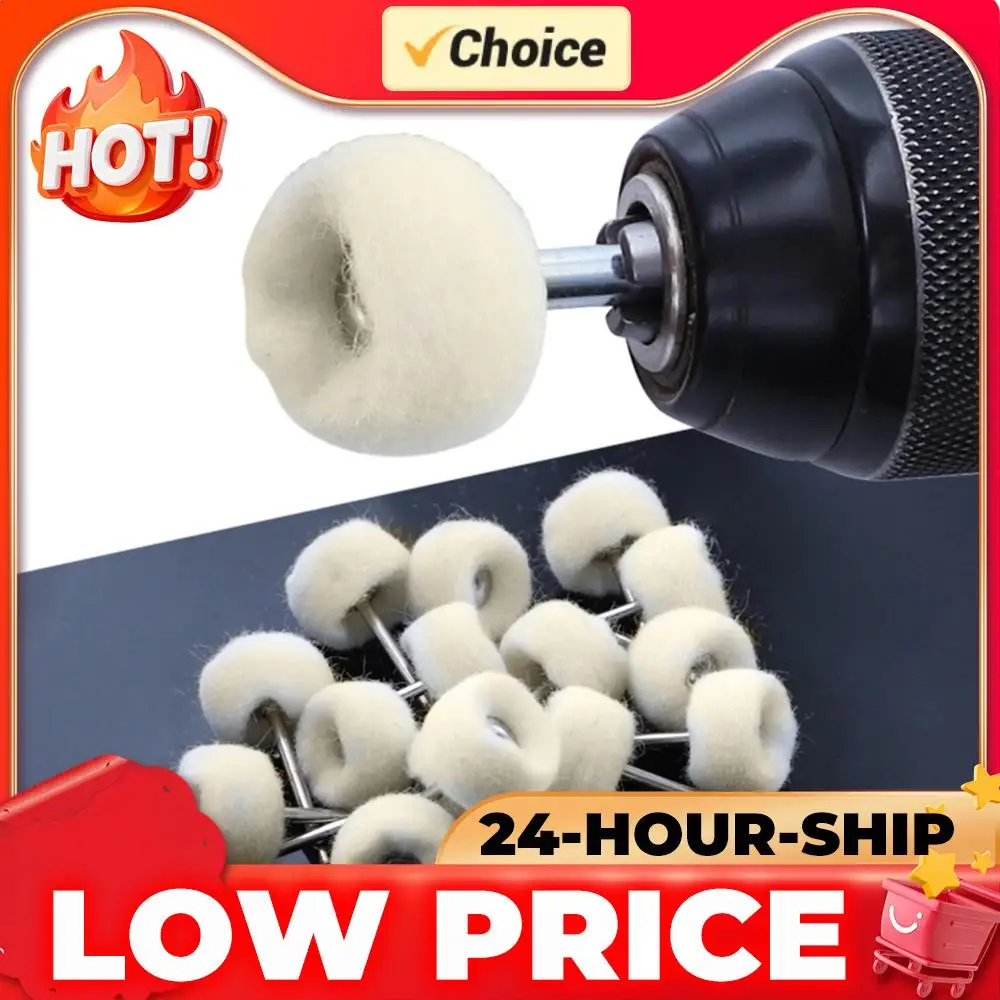 

1-20PCS Mini Polishing Brush Wool Wheel Polishing Head with 3mm Shank Buffing Polishing Jewelry Metals Rotary Tool Accessories ﻿