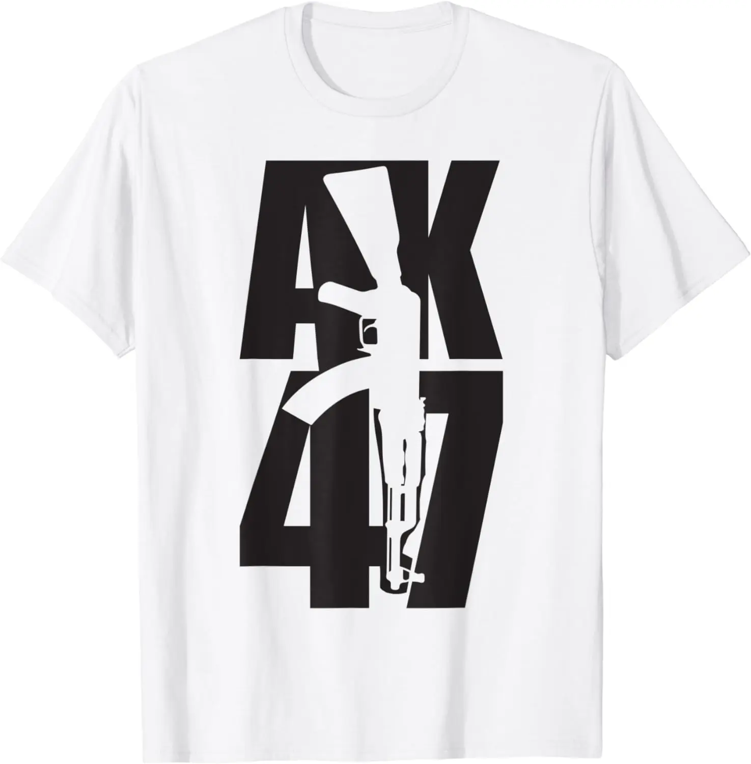 Original Ak47 Kalashnikov Ak-47 Gun Soviet Rifle T-shirt Unisex Street Casual Breathable Clothing Oversized Short-sleeved Shirt