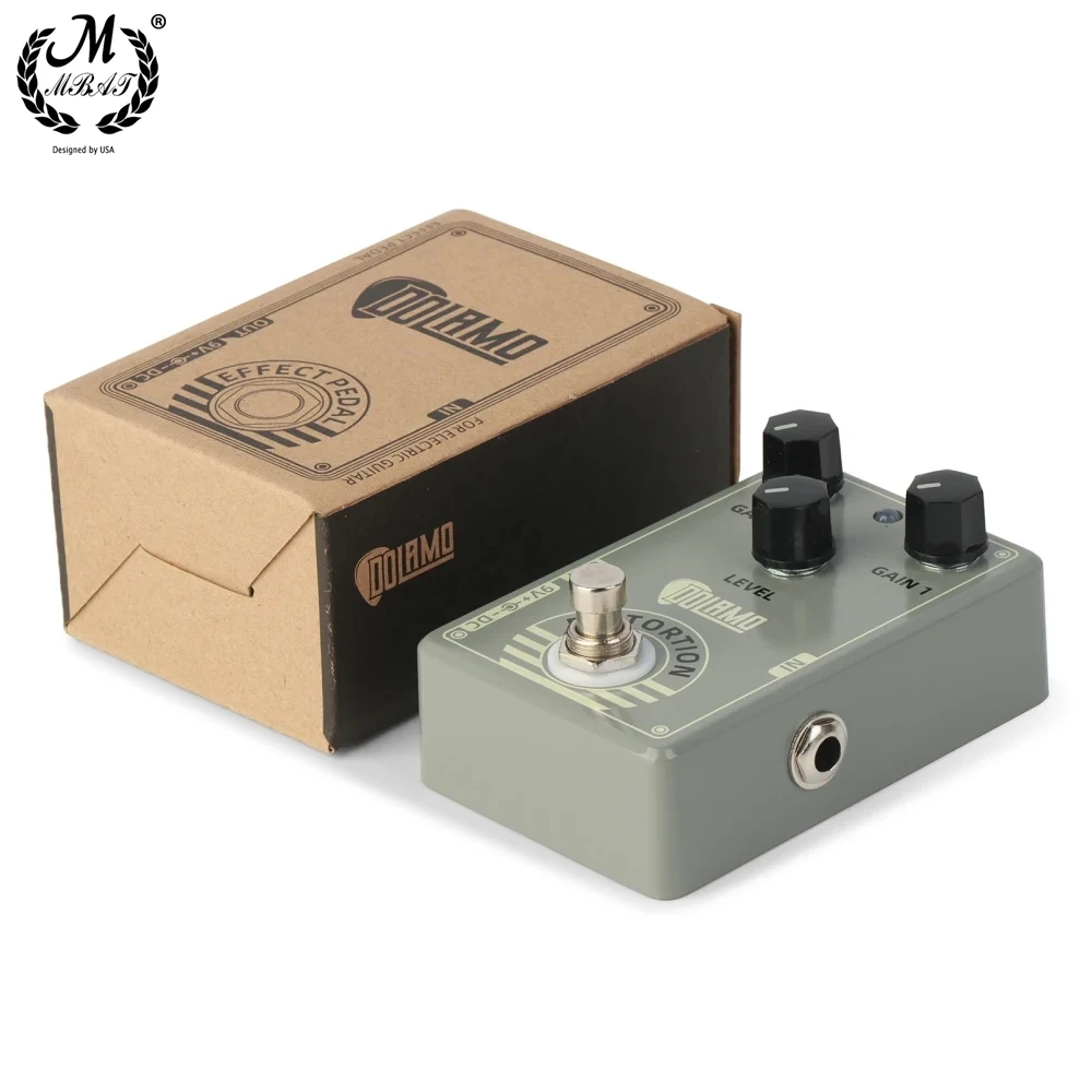 

Distortion Guitar Pedal Mark Electric Guitar Effect Pedal Twin Gain Controls for High and Low Distortion True Bypass