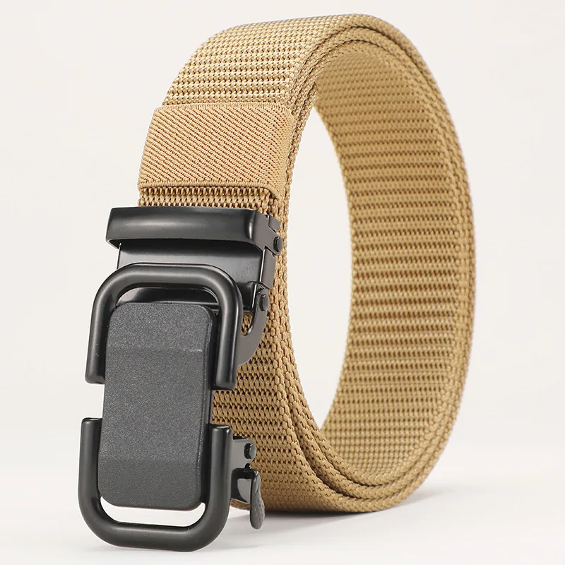 New Imitation Nylon Tactical Belt Outdoor Sports Military Style Webbing Waist Strap