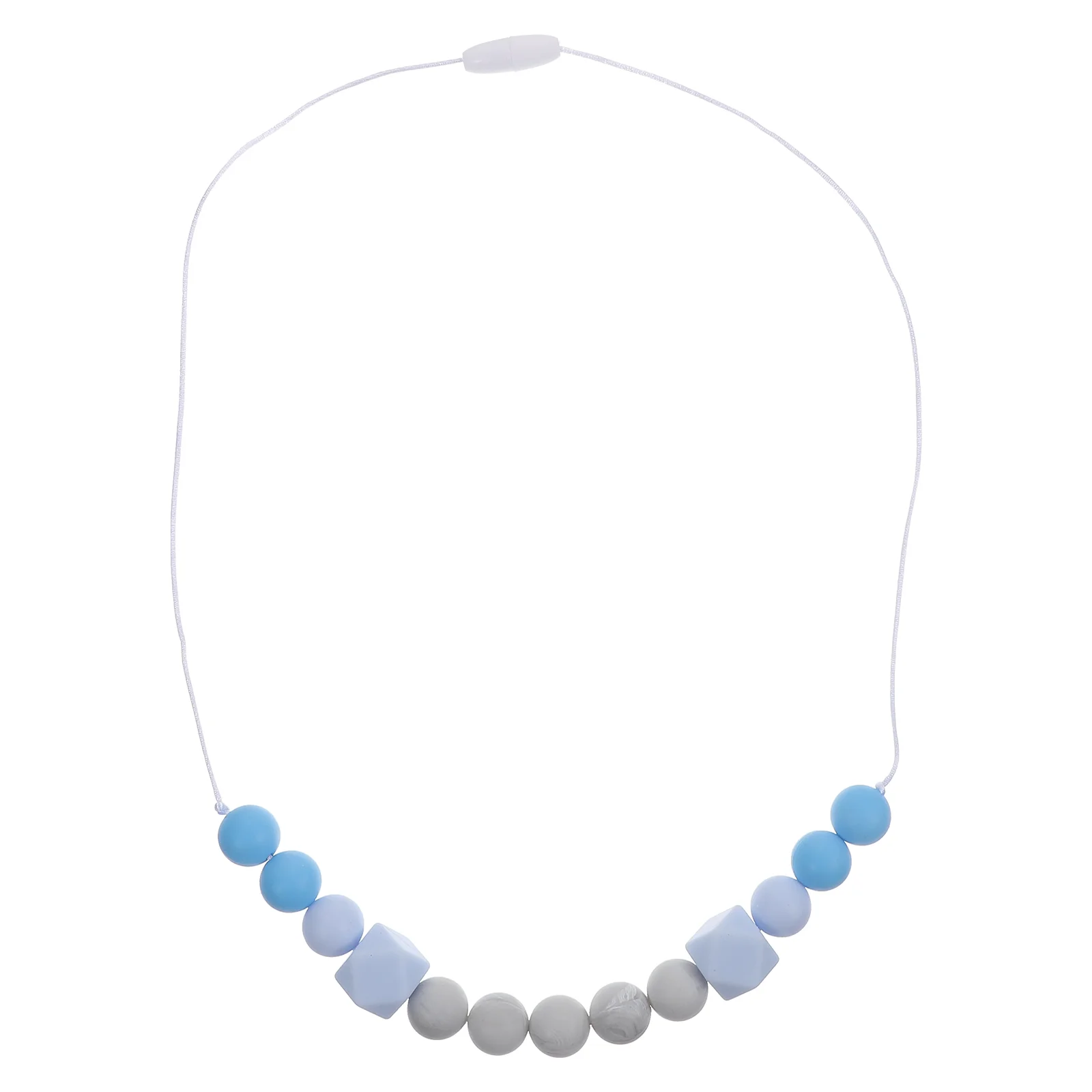 Contrast Color Necklace Nursing Kids Chew Teether Teething for Mom Breast-feeding