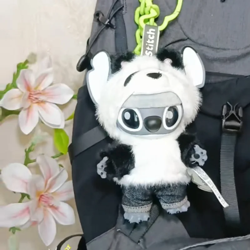 

Новинка 2024 года, панда Stitch Gen-Z, уличная китайская область, ограниченное количество аниме-фигурок, подвижный настольный орнамент, брелок, подвеска, куклы