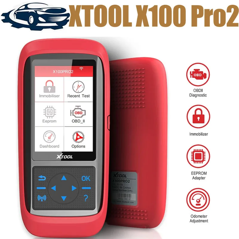 XTOOL X100 Pro2 Auto OBD2 Automotive Scanner Key Programmer X100PRO Car Code Reader Scanner Car Diagnostic Tools Free Update