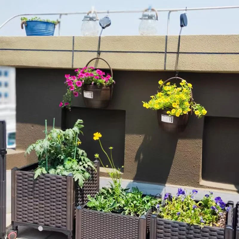 Gancho colgante ajustable para decoración de jardín, hogar y exterior