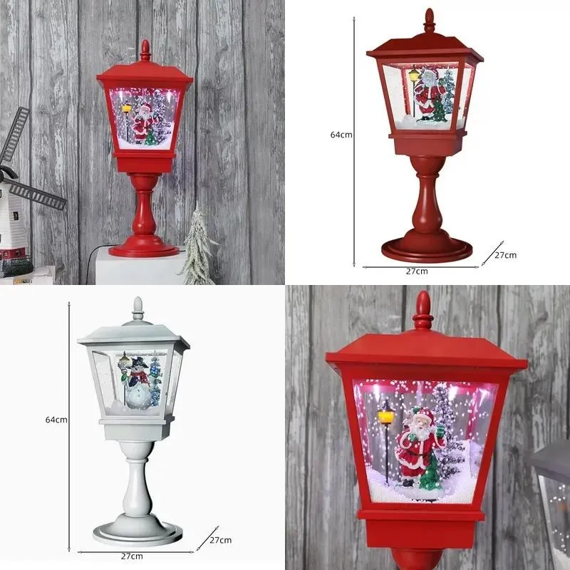 for Christmas snowfall table lamp window decoration, suitable for shops and shopping malls, holiday commercial decoration,