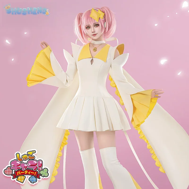 

2026 новое аниме Хинамори Аму Шиго Чара, косплей, трансформирующийся боевой костюм, костюм на Хэллоуин, карнавал, милое платье, костюм