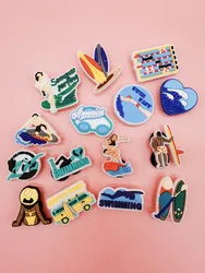 pins para croc pins para croc crocks feminino decoracao acessorios femininos Design surf natação praia férias croc pinos encantos sapato fivela decorações jardim tamanco sapato acessórios adulto criança festa presente