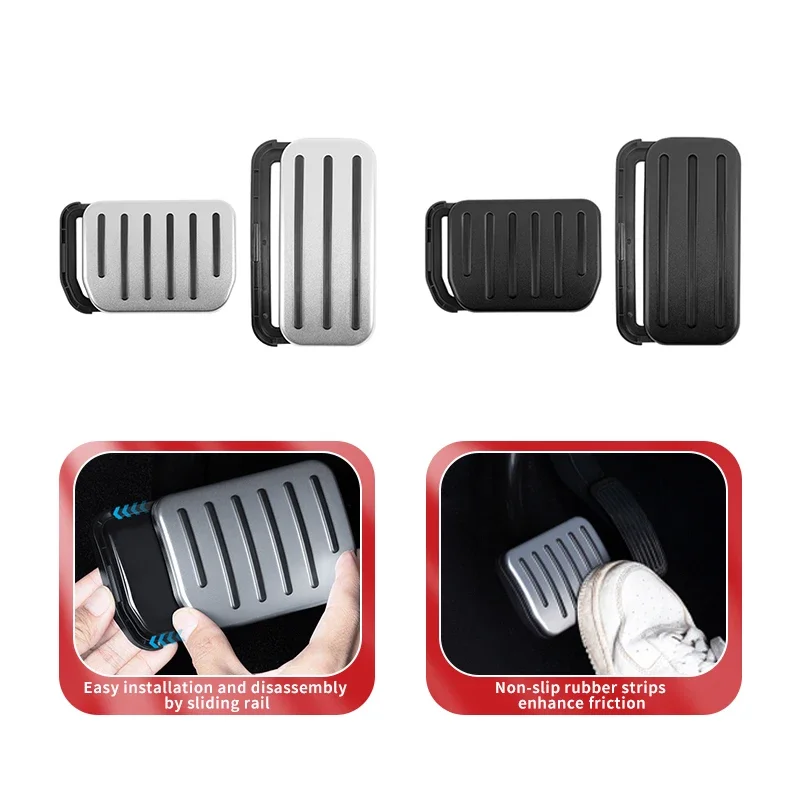 

For Tesla Model Y 2020-2025 launch model 3 2017-2024 Rear brake pedal Highland non-slip footrest cover