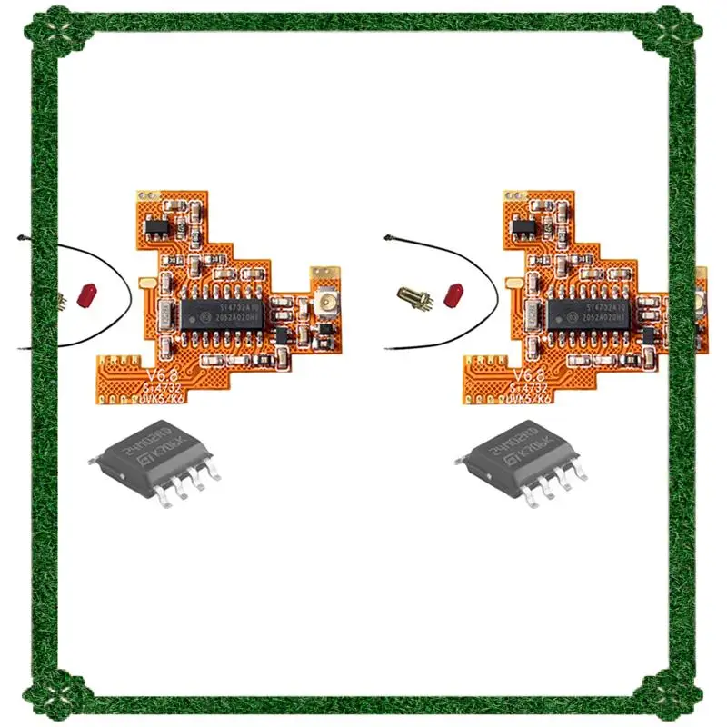 Consegna in 24 ore 2X SI4732 V6.8 Modulo FPC + Chip di espansione 2M per Quansheng UVK5 K6 Banda completa a onde corte/Recupzione banda laterale singola