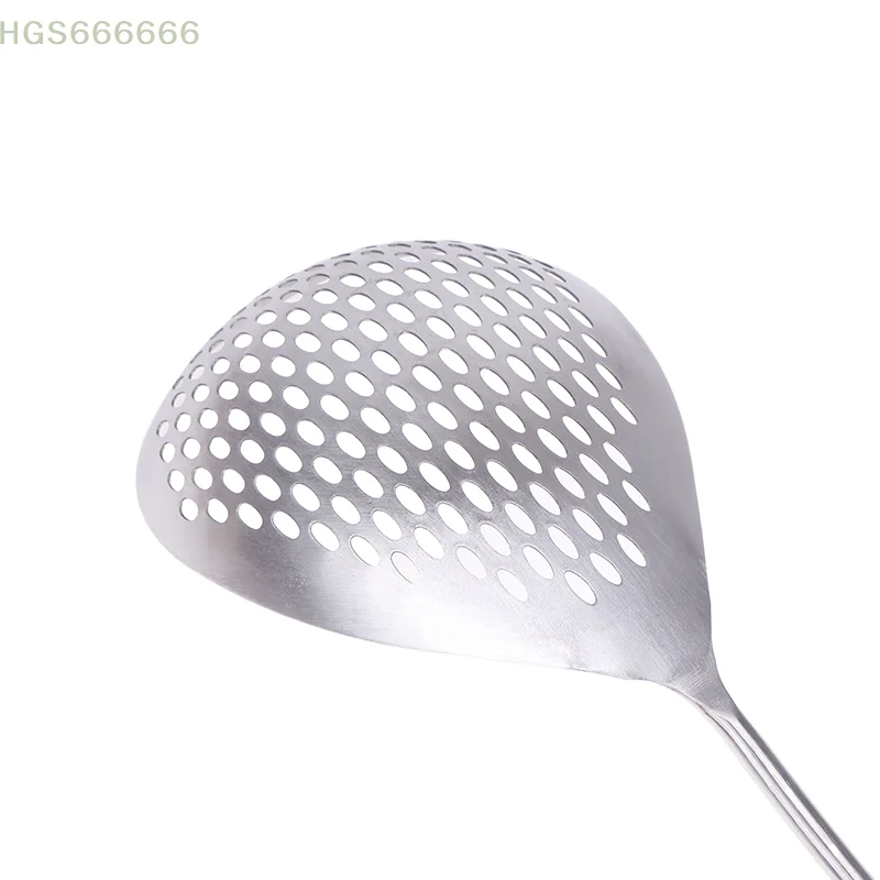 

Sieve Filter Scoop 201 Stainless Steel Skimmer Spoon Kitchenware Cooking Strainer With Wood Handle Pepper Seasoning Colander