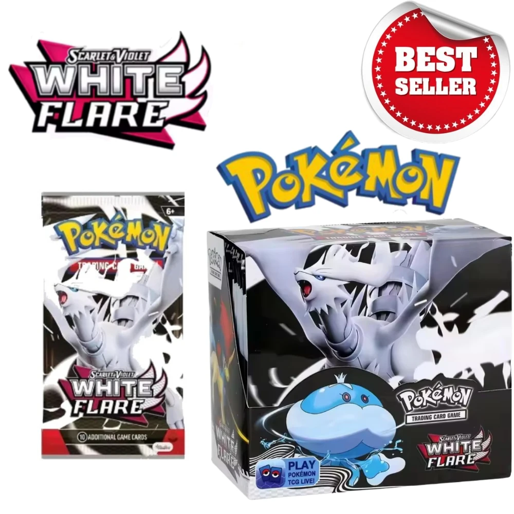 Pokémon inglese FLAMES PHANTASMALS Scarlet & Violet 151 Avventure prismatiche Ensemble Booster Packs Carte da battaglia collezionabili per bambini Regalo