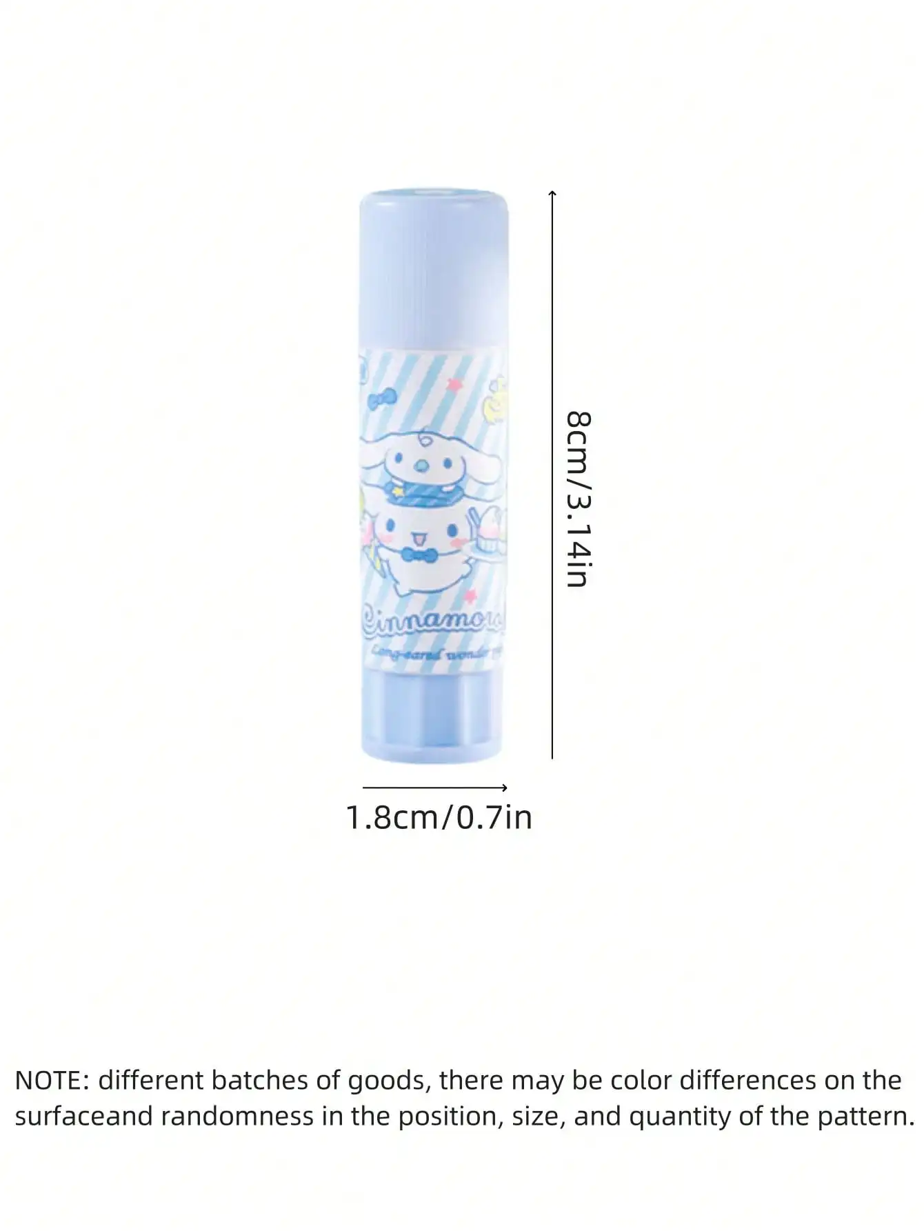 1/4pcs/set Kuromi melody Solid Glue Sticks High Viscosity Adhesive For Office & Students, White,Chrismas gift