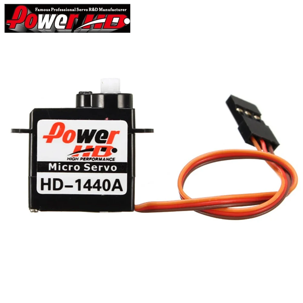 Power HD HD-1440A 4.8-6.0V 0.8kg Micro Mini Analog Servo Compatible With Futaba/JR For RC Car Vehicle Robot Airplane Accessories