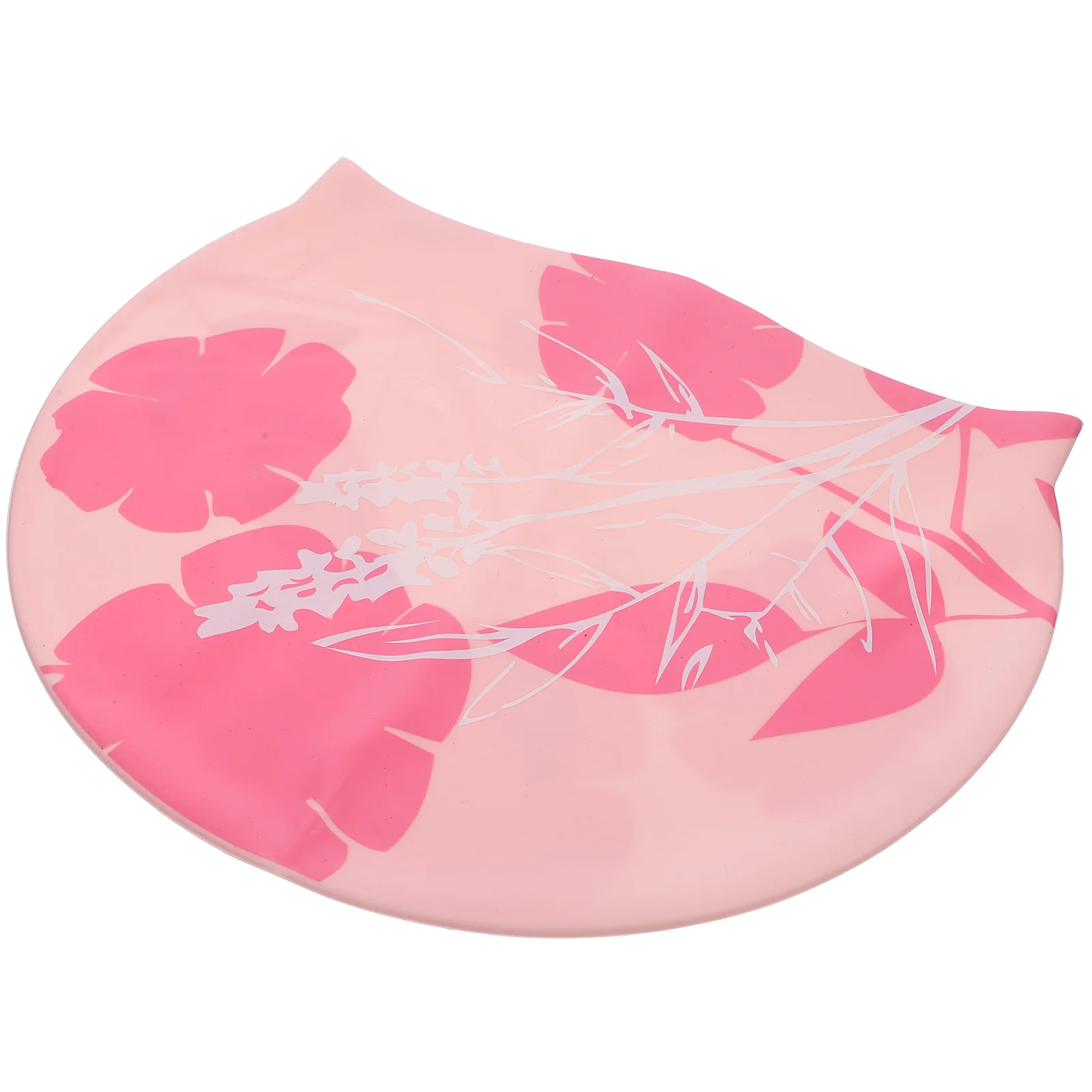 

Printed Swimming Cap for Women Hair Shower Woman Practical Silica Gel Boy Silicone