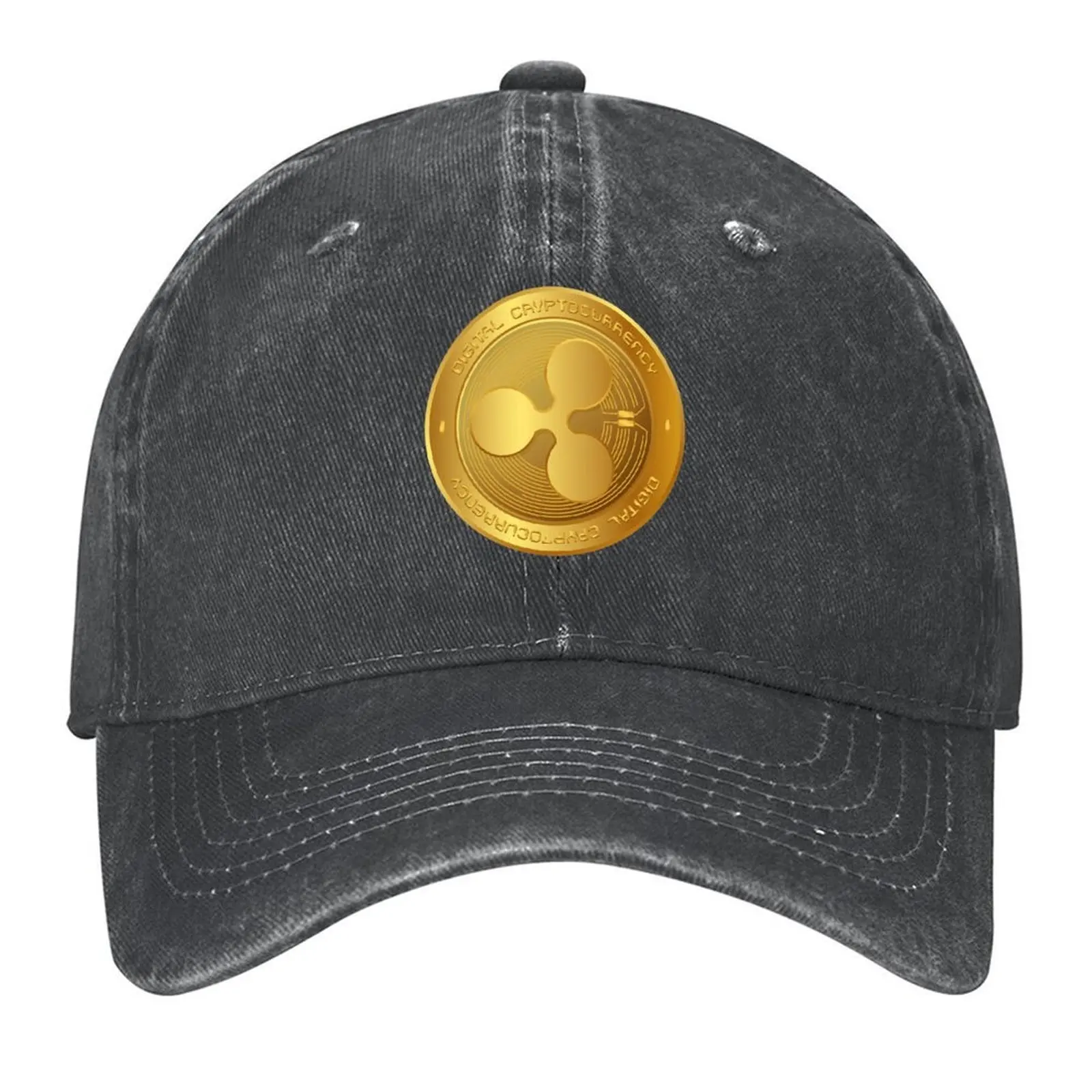 

XRP cryptocurrency - XRP LOGO Baseball Cap golf hat genuine Anime Hat cute Christmas Hat Female Men's