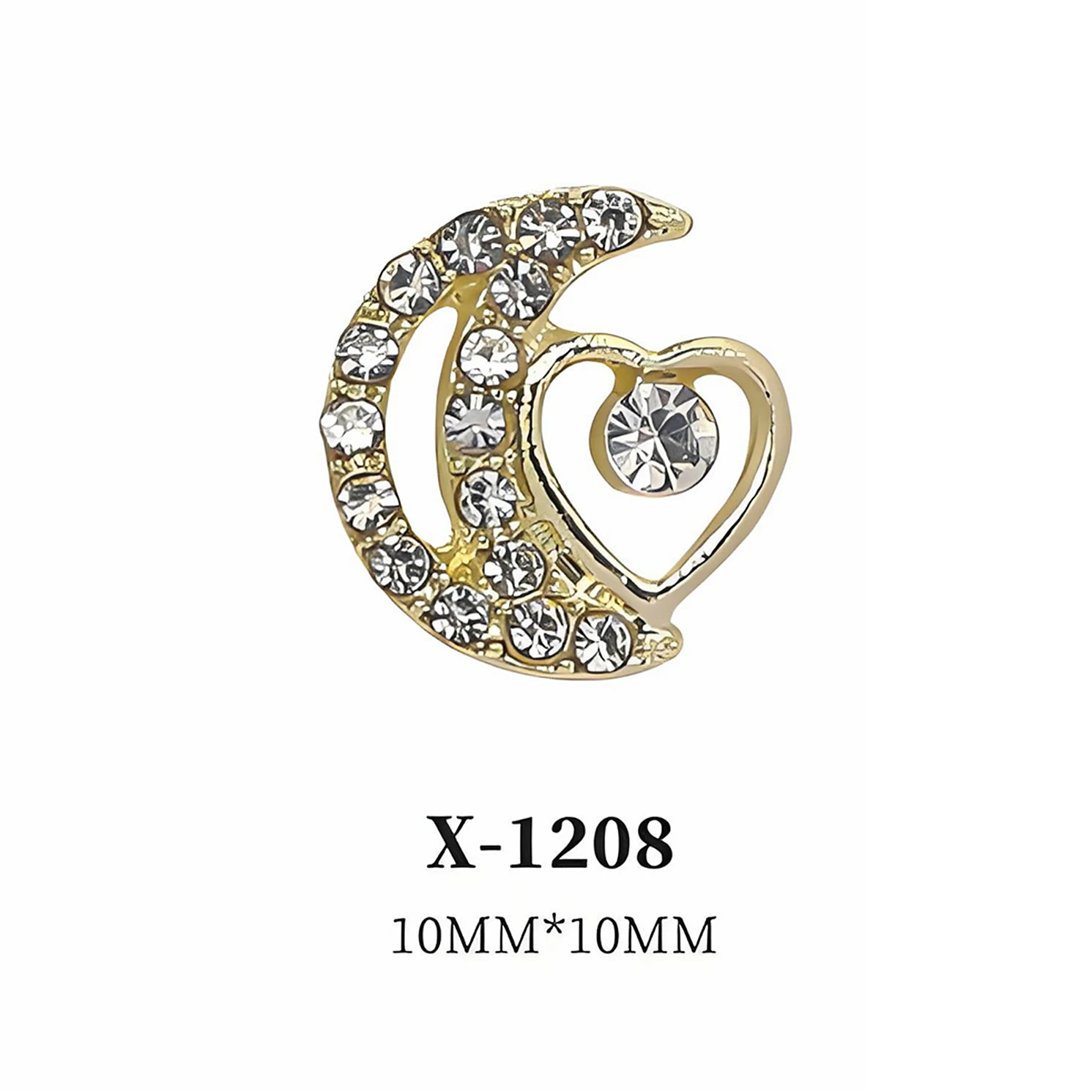 10개입 3D 럭셔리 합금 별 네일 아트 참 장식품 매니큐어 데코 부품 네일 장식 용품