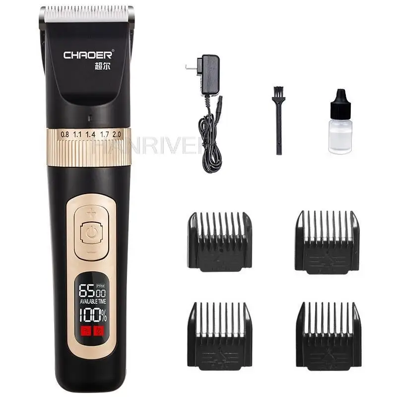 Tóc Pin Sạc Nhà Salon Tóc Điện Bấm Trưởng Thành Cạo Râu Tóc Trưởng Thành Tóc Trẻ Em Dao Cạo